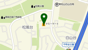 マミーマート松風台店の地図画像
