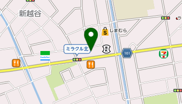 ベルクス南越谷店の地図画像