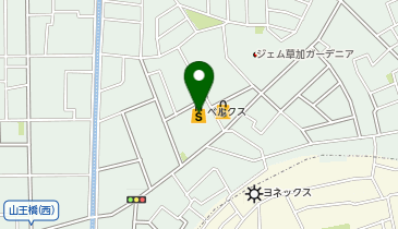 ベルクス草加手代店の地図画像