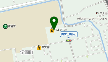 ベルクス草加松原店の地図画像