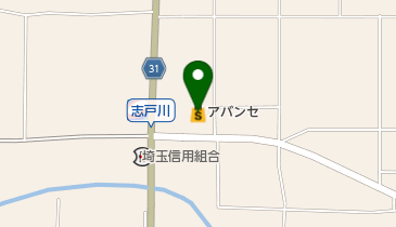 アバンセ美里店の地図画像