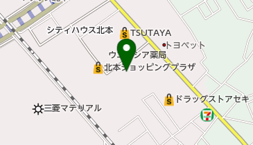 ヨークマート北本二ツ家店の地図画像