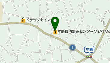 木崎食肉卸売センターMEATMeetの地図画像