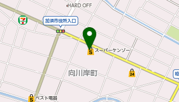 スーパーケンゾーKAZOケンゾー店の地図画像
