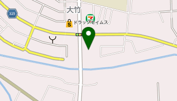 角上魚類越谷店の地図画像