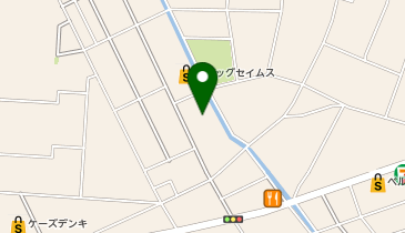 スーパーケンゾーウエスト店の地図画像