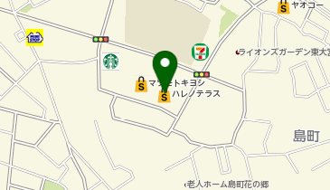 ヨークフーズハレノテラス東大宮店の地図画像