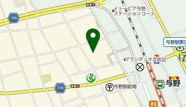 TAIRAYA与野店の地図画像