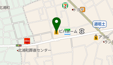 ビバホームプロ浦和さいど店の地図画像