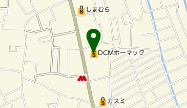 DCM春日部店の地図画像