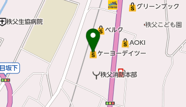 DCM秩父店の地図画像