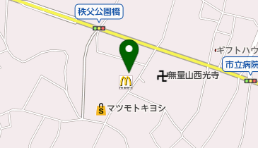 Olympic秩父店の地図画像
