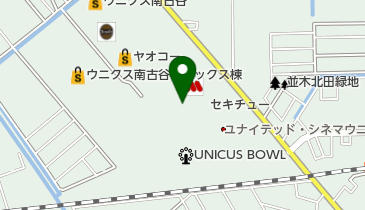 セキチュー川越南古谷店の地図画像