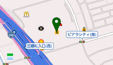 スーパービバホーム三郷店の地図画像