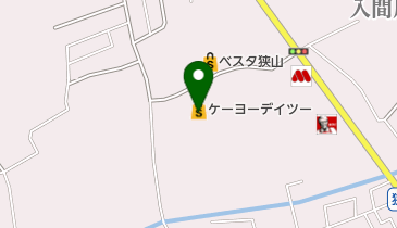 DCM狭山店の地図画像