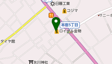 ロイヤル金物北本の地図画像