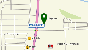 セキチュー東松山高坂店の地図画像