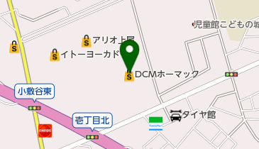 DCM上尾店の地図画像