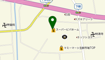 スーパービバホーム春日部店の地図画像