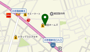 島忠ホームズ所沢店の地図画像