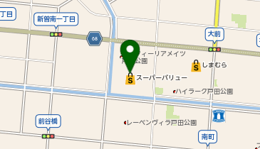 ホームセンターコーナン戸田南店の地図画像