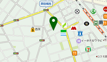 マツモトキヨシ蕨西口店の地図画像