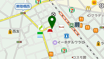 くすりセイジョー蕨店の地図画像