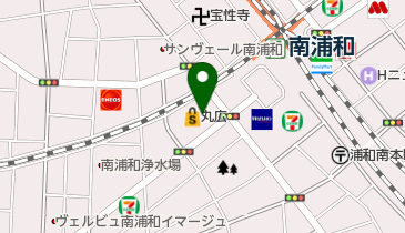 ココカラファインまるひろ南浦和店の地図画像