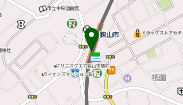 マツモトキヨシエミオ狭山市店の地図画像