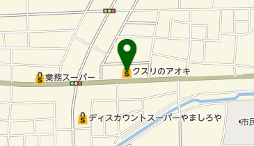 クスリのアオキけや木店の地図画像