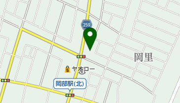 クスリのアオキ岡部店の地図画像