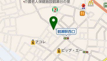 グリーンピア鶴瀬西口店の地図画像