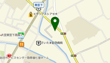 スギ薬局七里店の地図画像