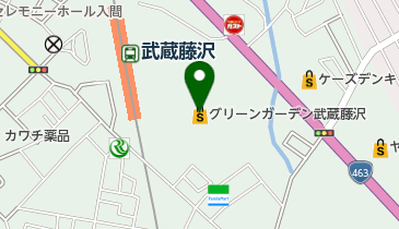 グリーンガーデン武蔵藤沢の地図画像