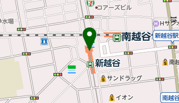 新越谷VARIEの地図画像