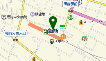 西武飯能ペペの地図画像