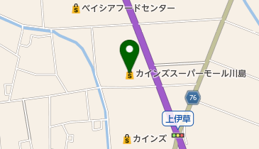 カインズスーパーモール川島の地図画像