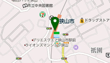 Emio狭山市の地図画像