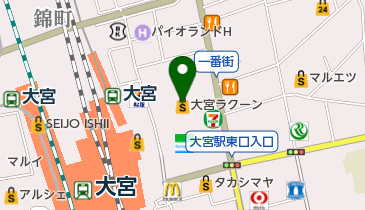 大宮ラクーンの地図画像