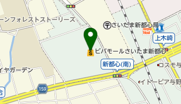 ビバモールさいたま新都心の地図画像