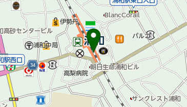 アトレ浦和の地図画像