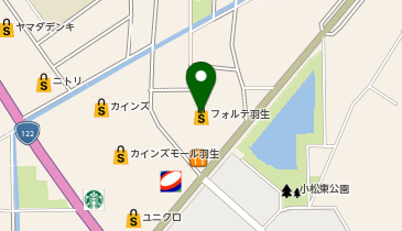 フォルテ羽生の地図画像