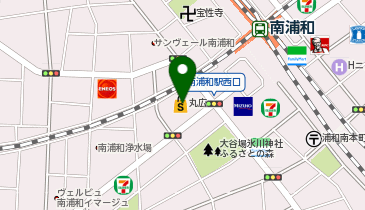 まるひろ南浦和SCの地図画像