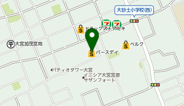 ベビー・子供用品バースデイ宮原店の地図画像