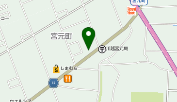 ワークマンプラス川越宮元店の地図画像