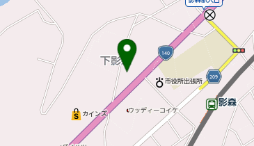 ワークマンプラス秩父影森店の地図画像