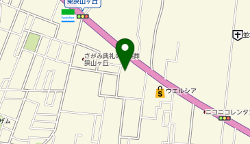 ワークマンプラス所沢狭山ヶ丘店の地図画像