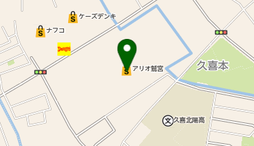 ユニクロアリオ鷲宮店の地図画像