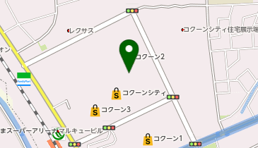 H&Mコクーンシティ店の地図画像