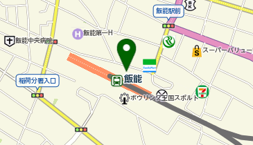 ハニーズ飯能ぺぺ店の地図画像